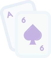 poker plat lumière icône vecteur