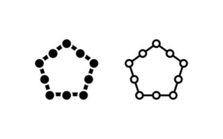 icône de vecteur hexagonal