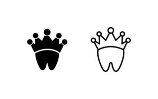 icône de vecteur de couronne