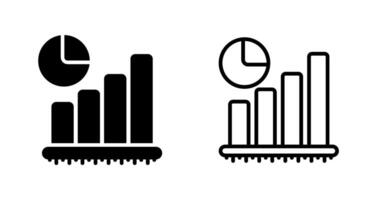 icône de vecteur de graphique à barres