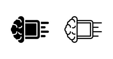 icône de vecteur d'apprentissage automatique