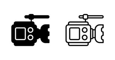 icône de vecteur de caméra vidéo