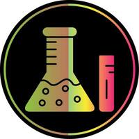 chimie glyphe dû Couleur icône vecteur