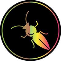formicidés glyphe dû Couleur icône vecteur