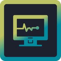 icône de vecteur de cardiogramme