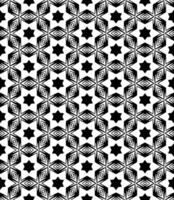 motif abstrait sans couture noir et blanc. arrière-plan et toile de fond. conception ornementale en niveaux de gris. vecteur