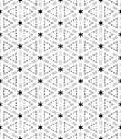 motif abstrait sans couture noir et blanc. arrière-plan et toile de fond. conception ornementale en niveaux de gris. vecteur