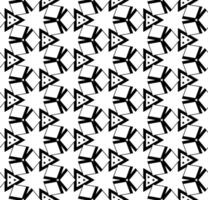 motif abstrait sans couture noir et blanc. arrière-plan et toile de fond. conception ornementale en niveaux de gris. vecteur