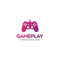 vibrant rose vidéo Jeu manette icône pour une gameplay marque logo vecteur