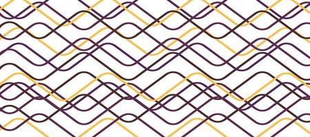 Jaune violet vagues courbe contour pastel conception Contexte vecteur