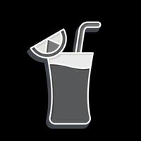 icône tequla tir. en relation à cocktails, boisson symbole. brillant style. Facile conception modifiable. Facile illustration vecteur