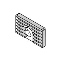 hamster maison animal de compagnie isométrique icône vecteur illustration
