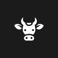 abstrait vache ou taureau logo conception. Créatif steak, Viande ou Lait icône symbole. vecteur