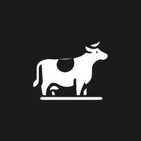 abstrait vache ou taureau logo conception. Créatif steak, Viande ou Lait icône symbole. vecteur