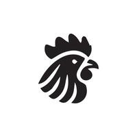 poulet tête logo conception modèle, poulet coq symbole vecteur