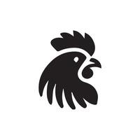 poulet tête logo conception modèle, poulet coq symbole vecteur