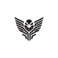 phénix oiseau mascotte logo jeu vecteur illustration
