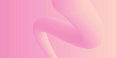 abstrait 3d liquide fluide rose Couleur Contexte. Créatif minimal sphère des balles ou bulle branché coloré pente conception pour couverture brochure, prospectus, affiche, bannière la toile. vecteur