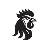 poulet tête logo conception modèle, poulet coq symbole vecteur