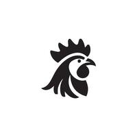 poulet tête logo conception modèle, poulet coq symbole vecteur