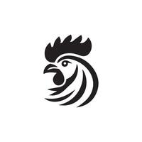 poulet tête logo conception modèle, poulet coq symbole vecteur