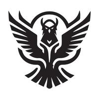 phénix oiseau mascotte logo jeu vecteur illustration