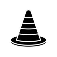 circulation cône icône vecteur conception modèle dans blanc Contexte
