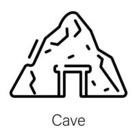 branché la grotte concepts vecteur