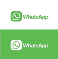 WhatsApp logo Icônes. social médias Icônes vecteur