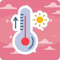 icône de vecteur de thermomètre