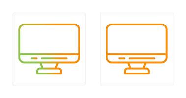 icône de vecteur de moniteur