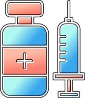 icône de vecteur de vaccin