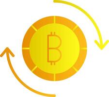 bitcoin échange vecteur icône