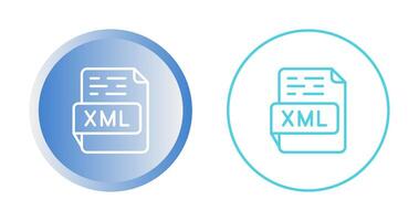 icône de vecteur xml