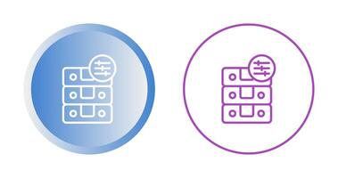icône de vecteur de base de données