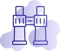 icône de vecteur de jumelles