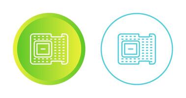 icône de vecteur de processeur