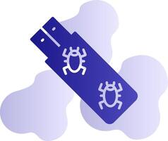 virus clé USB vecteur icône