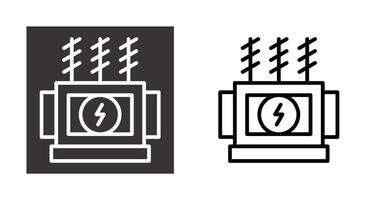 Puissance transformateur vecteur icône