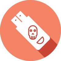 infecté clé USB vecteur icône