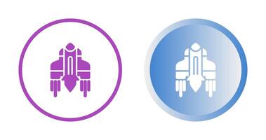 icône de vecteur de vaisseau spatial