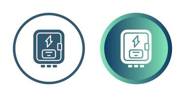icône de vecteur de panneau électrique