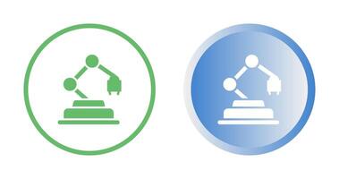 icône de vecteur de robot industriel