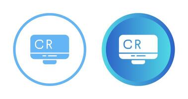 GRC analytique vecteur icône