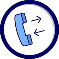 icône de vecteur d'appel téléphonique