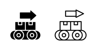 icône de vecteur de convoyeur