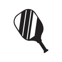 pickleball pagayer vecteur illustration. pickleball pagayer et Balle vecteur, clipart de pickleball, pickleball chauve souris et symbole