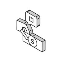 client achat boîte isométrique icône vecteur illustration