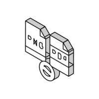 convertir png à pdf fichier isométrique icône vecteur illustration