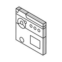 utilisateur social profil isométrique icône vecteur illustration